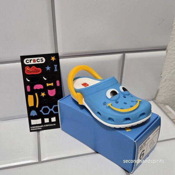 New 2024 McDonald's Happy Meal Mini Crocs Keychain - Lot Of 3 - Picture 2 of 7